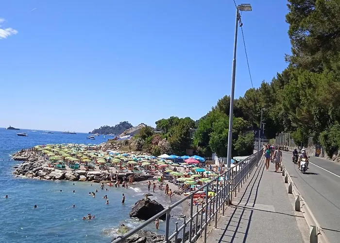 Azzurra - 850 M Al Mare - 75 Mq - Balconata Vivibile - Wi-fi - Pay Tv Gratis - Posteggio Auto Condominiale Non Assegnato Апартаменти Рапалло